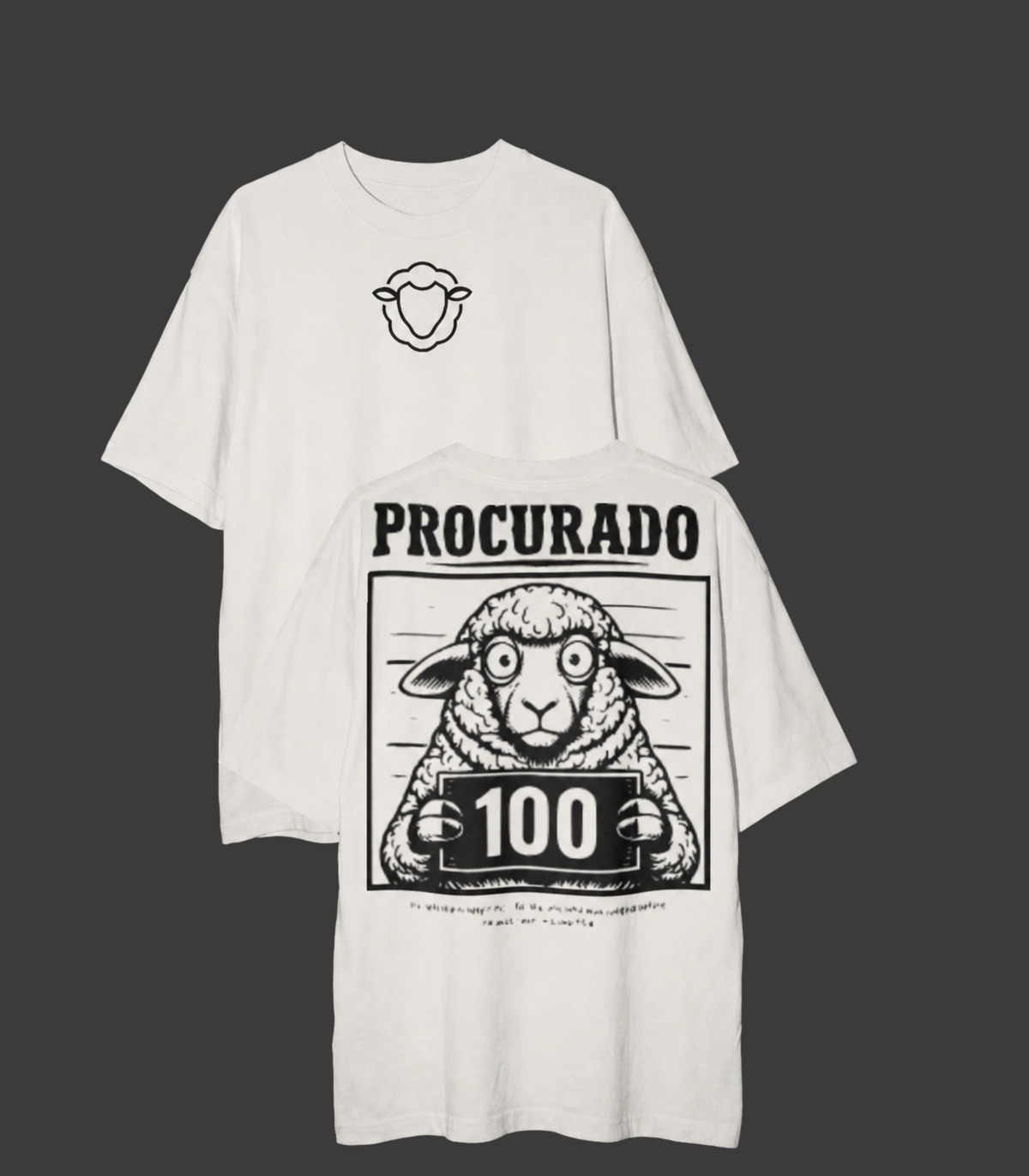Camiseta Oversized O Procurado