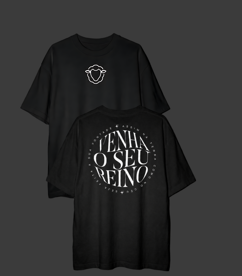 Camiseta Oversized Venha ao Seu Reino
