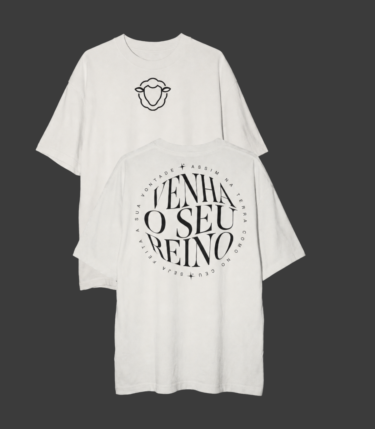 Camiseta Oversized Venha ao Seu Reino