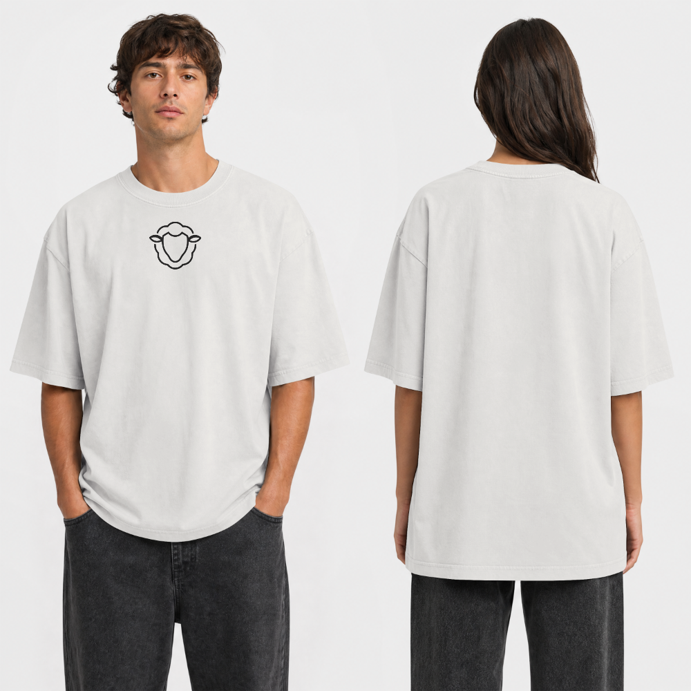 KIT COM 3 CAMISETAS OVERSIZED BASIC ZERO ENCOLHIMENTO